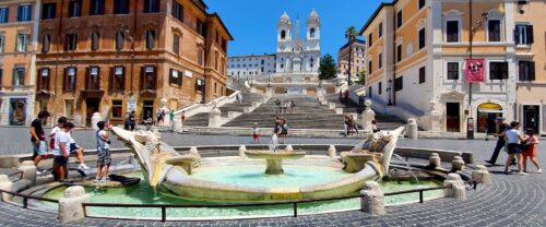 piazza di spagna tour a piedi centro storico roma antica tour realtà virtuale ancient and recent