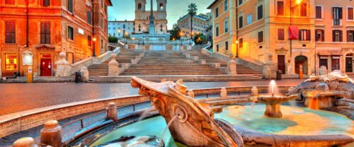 piazza spagna night panoramic rome tour virtual reality tours ancient and recent